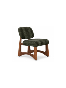 Silla Moderna Tapizada para Sala de Estar con Estructura de Madera, Respaldo Sólido, Diseño de Mediados de Siglo, Mueble Ergonómico de Descanso - Product Image 4
