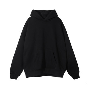 เสื้อสเวตเชิ้ตมีฮู้ดขนาดใหญ่สำหรับผู้ชาย สีพื้น ผ้าฝ้ายขนแกะ แขนยาว ดีไซน์กระเป๋า เหมาะสำหรับใส่ในฤดูใบไม้ร่วง - Product Image 5