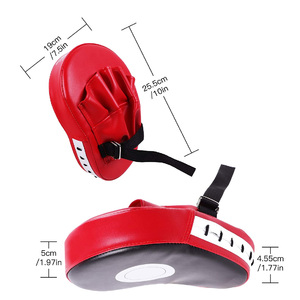 Professional Boxing Training <b>Pad</b> Custom Logo Cowhide Leather PU <b>Focus</b> <b>Pads</b> Lightweight MMA Training <b>Focus</b> <b>Pads</b> - Product Image 2