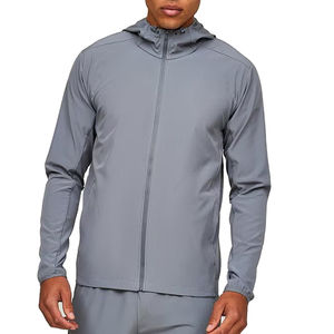Chaqueta Cortavientos con Capucha para Invierno, Ropa Exterior Urbana Moderna, Ligera, Impermeable, Resistente al Viento, Estilo Urbano Futurista - Product Image 1
