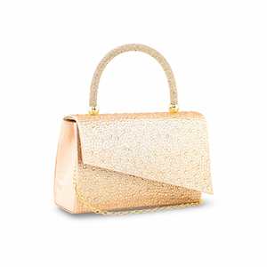 Champagne Nupcial Embrague P24369 Elegantes bolsos de noche - Product Image 2