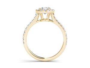 Anillos Clásicos de Compromiso, Boda y Aniversario en Oferta, Diamante Cultivado en Laboratorio con Corte Ovalado de 1 Quilate, Certificado por IGI, Anillo de Oro Sólido de 14K - Product Image 2