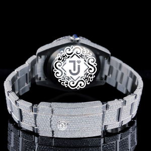 Wholesale Supply Fully Iced Out Rose Gold Moissnite <b>Watch</b> Luxury Hip Hop Bling <b>Diamond</b> Wristwatch Available for Export Price - Product Image 4