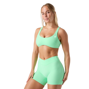 Soutien-gorge de sport sans couture Aurora Green pour femme, maintien élevé, extensible, pour yoga, gym, fitness, entraînement, avec rembourrage - Product Image 2