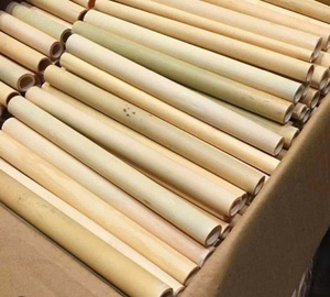 Green Living Reusable Bamboo <b>Straws</b> Biodegradable Natural Wood <b>Straws</b> <b>for</b> Cold <b>Drinks</b> 20cm Length Wholesale - Product Image 2