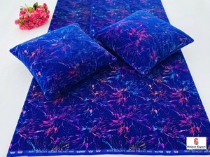 High Quality Velvet Printed Fabric Multicolor Foil Work for Dresses Apparel Fashion Textile Decor OEMODM Custom - Product Image 5