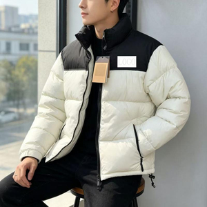 Chaqueta Puffer Original North Outdoor de Lona con Cuello Alto, Tallas Grandes, Transpirable, de Secado Rápido, Estilo Urbano, para Hombre, Nueva, Protege la Cara - Product Image 2
