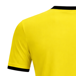 Camiseta de Fútbol Mirage Amarilla y Negra, Corta, Estampada, Ligera, Transpirable, que Absorbe la Humedad, Uniforme Deportivo para Entrenamiento - Product Image 6