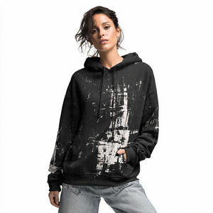 Sweat à capuche baggy OEM pour femme, style oversize, mode streetwear, sublimation, épaules tombantes, collection hiver - Product Image 2