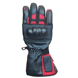 Keven Winter Men's High Quality Custom Logo Waterproof Membrane Insulated Full <b>Finger</b> <b>Bike</b> Warm Gloves Red Color Cheep Price USA - Product Image 1