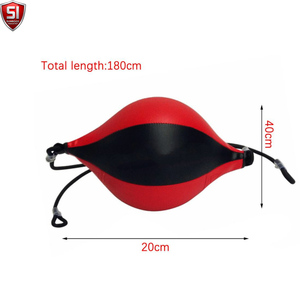 Nouvelle balle de vitesse double en cuir Dodge Speed Ball MMA avec cordes en caoutchouc pour le Muay Thai et l'équipement sportif de fitness - Product Image 4