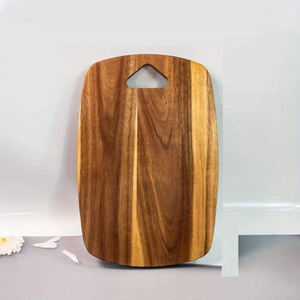 Tabla de Cortar Rectangular de Madera con Contenedores para Uso en la Cocina, Apta para Lavavajillas, Mango de Cuchillo de Acero Inoxidable, Paquete Individual - Product Image 3