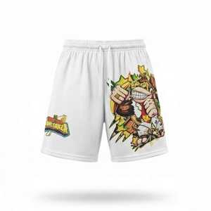 Shorts de sport en mesh 100% polyester, personnalisés par sublimation, entrejambe 7 pouces, shorts de basket en mesh - Product Image 6