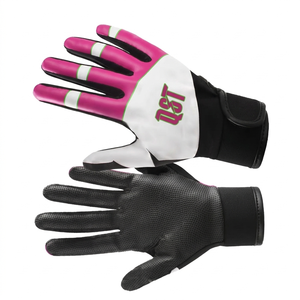 Guantes de Béisbol y Sóftbol Profesionales Personalizados para Bateadores Zurdos, Guantes de Bateo de Cuero Antideslizantes de Alta Calidad para Adultos - Product Image 3