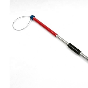 อุปกรณ์จับสุนัขแบบยืดหดได้ ทำจากสแตนเลสทันสมัย พร้อมห่วงจับแบบปากหมู และเชือกจับแบบปากหมู สำหรับเจ้าของสุนัข - Product Image 6