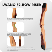 Arc à poulies LWANO F2 CR de haute qualité, le préféré des clients, pour la chasse, avec ensemble d'arcs et flèches, pour droitier, force de tir 10-38 lbs