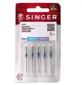 SINGER JEANS SEWING MACHINE NEEDLES 2026 90/14 100/16