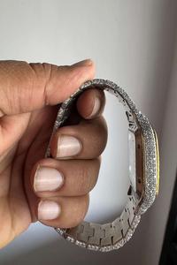 นาฬิกาฮิปฮอปโครโนกราฟรุ่นลิมิเต็ดอิดิชั่นสำหรับผู้ชาย ประดับเพชรโมอิสซาไนต์สุดหรูหรา ตัวเรือนสแตนเลสสตีล - Product Image 2