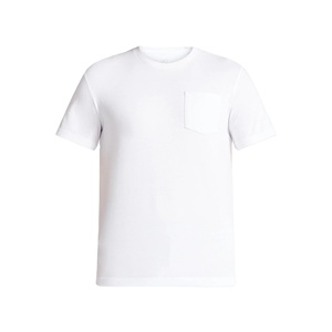 Summer Season Comfortable Breathable Plus Size Men's Solid Color Customizable O Neck Slim Fit 100% Cotton T Shirts - Product Image 3