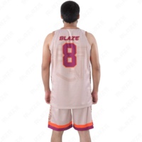 Blaze Fight Wear uniforme de basket-ball personnalisé OEM sublimation numérique 100% polyester maillot de football Anti-UV léger