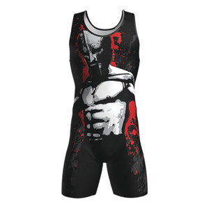 Best Selling Pakistan Customized Design Men's <b>Wrestling</b> <b>Singlets</b> Breathable 100% Polyester Eco-Friendly OEM Service Wholesale - Product Image 2