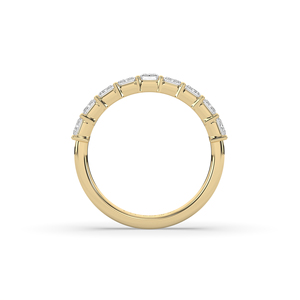 Custom 2.5Ct Lab Grown Diamond 925 <b>Silver</b> Gold <b>Ring</b> <b>Emerald</b> Cut IGI Certified Luxury Style Lightweight Her <b>Ring</b> - Product Image 4