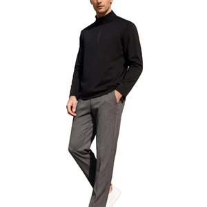Sudadera de hombre 2026 con cremallera corta para exteriores, estilo casual, estampada, de algodón mezclado, nueva y elegante. - Product Image 6
