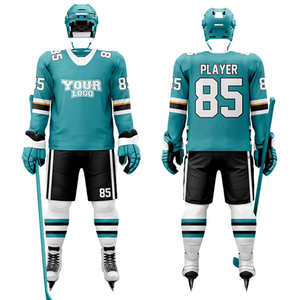 Tenues de hockey sur glace personnalisées 2026 couleur unie avec nom et numéro d'équipe / Dernier design style homme - Product Image 6