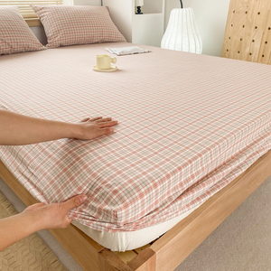Top Quality <b>Fitted</b> <b>Sheet</b> 100% Cotton Breathable All Season Adult Custom <b>Printed</b> Solid Ultra Soft Yarn Modern Style Home Use - Product Image 2