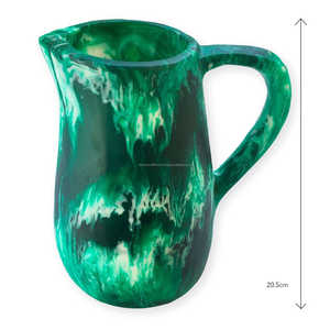Carafe en résine de qualité supérieure au design antique, nouvelle couleur tendance ombrée, pour eau, jus de fruits, infusion de thé, carafe en résine personnalisée - Product Image 5