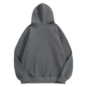 Sweat-shirts unisexes personnalisés à capuche en molleton de coton 500 g/m² épais, imperméables, doublés, sans cordon de serrage, effet vintage, tricotés - Product Image 5