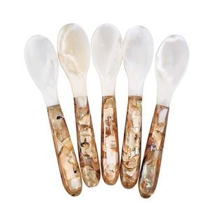Cuillère en nacre sans BPA, durable et naturelle, cuillère à caviar en nacre, couverts en nacre pour la restauration fine - Product Image 6