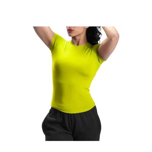 Camiseta Deportiva de Alta Calidad para Mujer, Talla Grande, Spandex Ligero de Secado Rápido, Corte Regular, Diseño a Cuadros, para Gimnasio, Yoga - Product Image 2