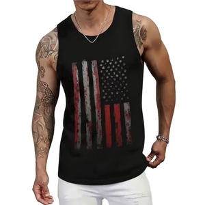 2026 New Arrival Men Sports Tank <b>Top</b> Lightweight <b>Mesh</b> Fabric Running Sleeveless T-Shirts Low MOQ - Product Image 1