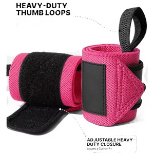 Bandage de boxe personnalisé imprimé, 180 pouces, pour entraînement de boxe, soutien du poignet avec boucle pour le pouce - Product Image 2