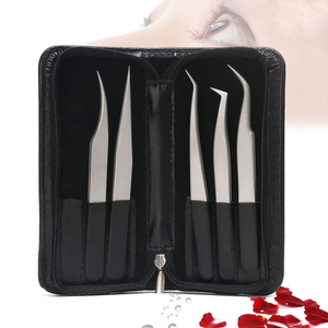 Pinces à cils en acier inoxydable de haute qualité pour kits d'extensions de cils, instruments de manucure - Product Image 4