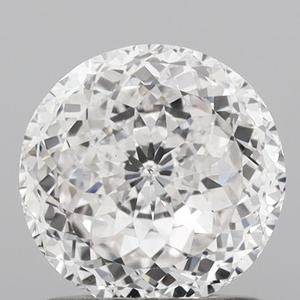 Diamant de laboratoire de taille portugaise, rond brillant, certifié IGI, couleur E, haute brillance et feu vif - Product Image 1