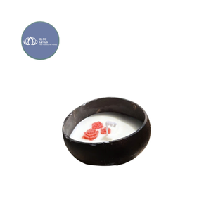 [MEJOR VENTA] |   Recipiente Ecológico Hecho a Mano con Cangorra de Coco para Velas, Decoración Aromática, Aroma Personalizado, Azul, Vietnam - Product Image 1