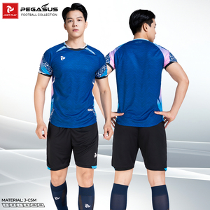 ชุดเสื้อฟุตบอลเพกาซัสพร้อมส่ง ผ้าโพลีเอสเตอร์ 100% แห้งเร็ว ระบายอากาศดี คอกลม แขนสั้น พิมพ์ลายดิจิทัล เอวยางยืด - Product Image 6