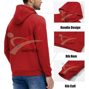 เสื้อฮู้ดผู้ชายรุ่นใหม่ล่าสุด ผ้าฝ้าย 100% ขายส่งราคาถูก - Product Image 3