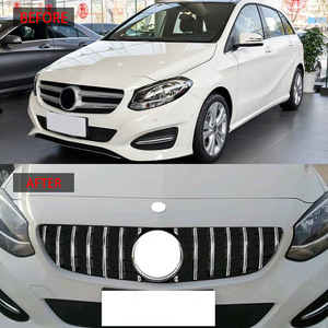 Grille de pare-chocs avant en ABS pour Mercedes Classe B W246 2015-2019, style GT à lamelles verticales, vente chaude, directement de l'usine - Product Image 5