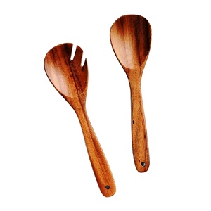 Produit le plus vendu, ensemble de service à salade de couleur bleue, écologique, passe au lave-vaisselle, outils à salade, cuisine à domicile, fabriqué en Inde - Product Image 1