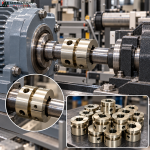 Accouplements d'arbre à pince fendue industriels |   Connecteur métallique usiné avec précision pour une transmission de puissance sécurisée et l'assemblage de machines - Product Image 3