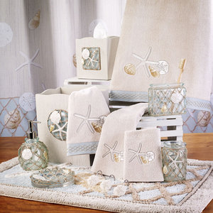 Nuevos Productos Antideslizantes de Microfibra, Alfombra de Baño Suave y Moderna con Diseño de Playa Costera y Juego de Cortina de Ducha - Product Image 1