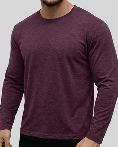 Men's Neck Short Sleeve Solid Green Cotton Jersey Casual <b>T</b>-Shirt Regular Fit Breathable Knitted Fabric 180g Eco-Friendly <b>Back</b> - Product Image 1