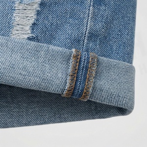 Shorts de Mezclilla de Cintura Alta y Corte Recto para Mujer, con Logotipo, Casuales, de Verano, Calidad Premium, a la Moda, para Uso Diario - Product Image 6