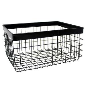 Paniers à linge en fil de fer en métal nickelé en vrac en gros Corbeille à fruits personnalisée en forme d'hexagone faite à la main - Product Image 4