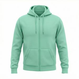 Sudaderas con Cremallera Completa, Bordado Personalizado, para Escuelas, Gimnasios, Eventos, Mezcla de Algodón, Ajuste Cómodo, Suministro OEM, Color Personalizado, Ropa Urbana - Product Image 1