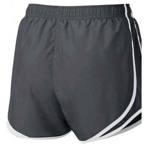 <b>Women's</b> Gray Knitted Sport <b>Shorts</b> <b>Elastic</b> <b>Waist</b> Quick Dry With Pockets Regular Fit Solid Color Mid <b>Waist</b> Style - Product Image 6