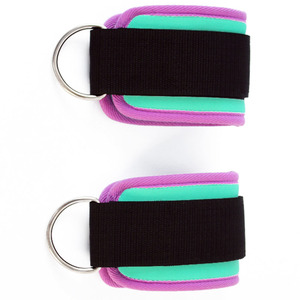 Comfortable Padded Ankle Straps for Home Gym Equipment Adjustable Leg Cuffs for Effective Glute and Leg Training - Product Image 2